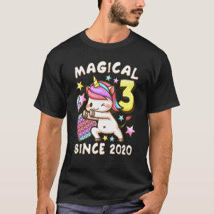 Kindergeburtstag Mädchen 3 Jahre alt, geboren 2020 T-Shirt