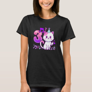 Kindergeburtstag Mädchen 3 Jahre alt K Pop Fingerf T-Shirt