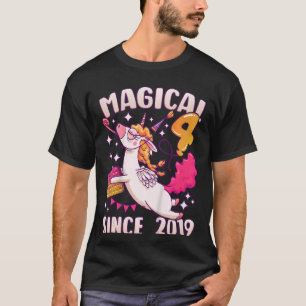 Kindergeburtstag Mädchen 4 Jahre, geboren 2019, Un T-Shirt