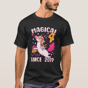 Kindergeburtstag Mädchen 4 Jahre, geboren 2019, Un T-Shirt