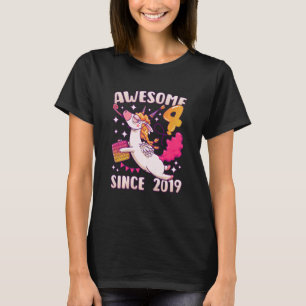 Kindergeburtstag Mädchen 4 Jahre, geboren 2019, Un T-Shirt