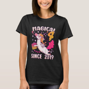 Kindergeburtstag Mädchen 4 Jahre, geboren 2019, Un T-Shirt