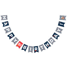 Kindergeburtstag mit Meerestiere Wimpelkette