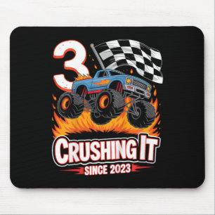 Kindergeburtstag Monster Lkw 3 Jahre Jungen 3. Pa Mousepad