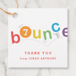 Kindergeburtstag Party danke für Tag Geschenkanhänger