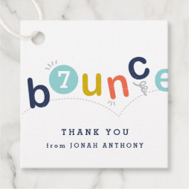 Kindergeburtstag Party danke für Tag Geschenkanhänger