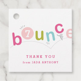 Kindergeburtstag Party danke für Tag Geschenkanhänger