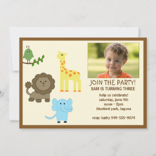 Kindergeburtstag-Party Einladung