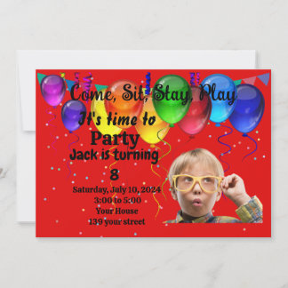 Kindergeburtstag Party Einladung