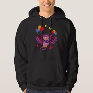 Kindergeburtstag Party Forest Bird Tier Niedlich O Hoodie