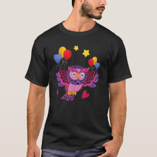 Kindergeburtstag Party Forest Bird Tier Niedlich O T-Shirt