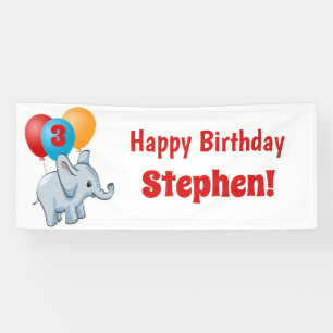 Kindergeburtstag Party Napkins Elephant Party Bann Banner