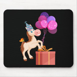 Kindergeburtstag Party Süße Tier Reitpferd Reitspo Mousepad