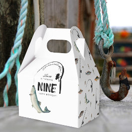 Kindergeburtstag-Party zum Thema Fischfang Geschenkschachtel