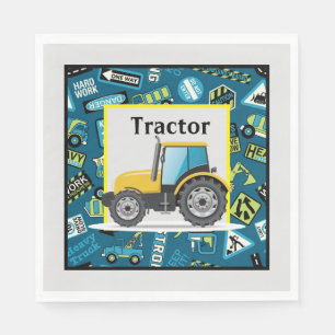 Kindergeburtstag Toy Traktor Serviette
