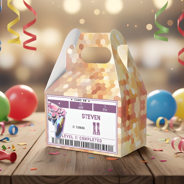 Kindergeburtstag von Videospielen Geschenkschachtel (Von Creator hochgeladen)