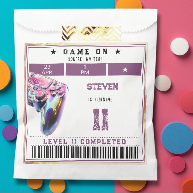 Kindergeburtstag von Videospielen Geschenktütchen (Von Creator hochgeladen)