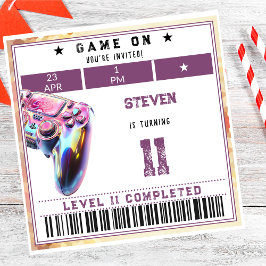 Kindergeburtstag von Videospielen Serviette