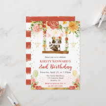 Kindergeburtstag Watercolor Woodland Raccoon