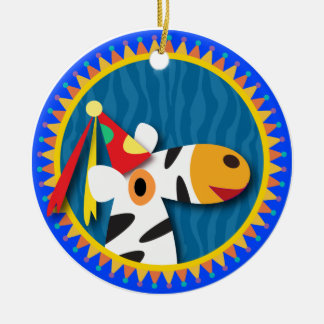 Kindergeburtstag: Zebra Keramikornament