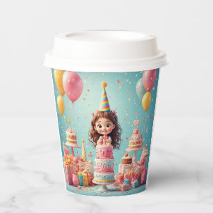 🥤 Kindergeburtstags-Getränkethema 🎂 Pappbecher