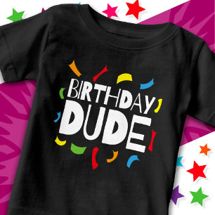 Kindergeburtstagsfeier Geburtstags-Typ Baby T-shirt