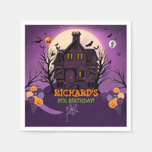 Kindergeburtstagsfeier mit Halloween-Thema Serviette