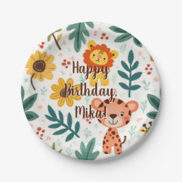 Kindergeburtstatue Pappteller