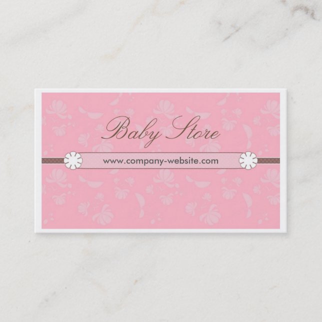 Kindergeschäft-schöne Visitenkarte (Vorderseite)