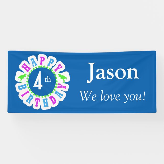 Kinderglückwunsch Geburtstagskreis der Sterne ID52 Banner (Horizontal)