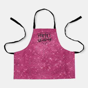 Kindergrösse Glam & Pink Schimmerende Schürze