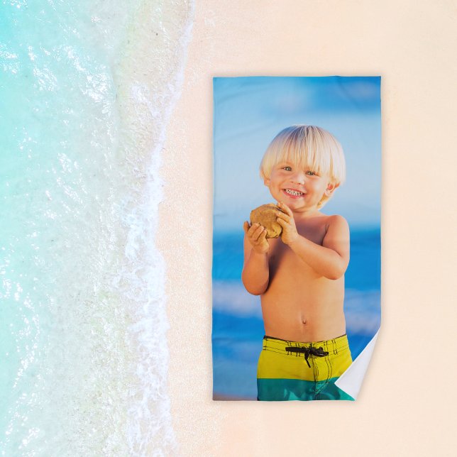 Kinderhandtuch mit individuellem Foto Strandtuch (Kids Beach Towel With Custom Photo
)