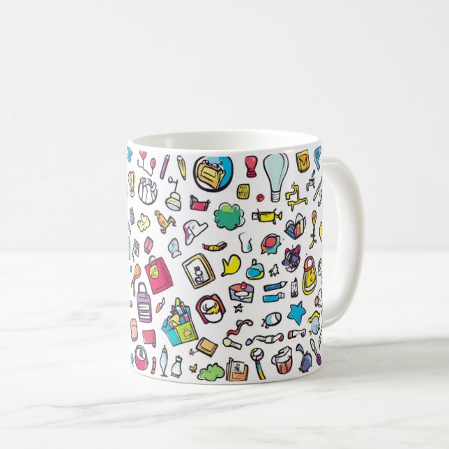 Kinderhaushaltsgegenstände oder Alltagsgegenstände Kaffeetasse (VorderseiteRechts)