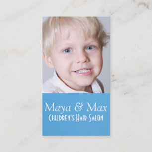 Kinderheim Friseur Stylist Shop Schönheit Visitenkarte