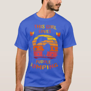 KinderherbstDiese Girl-Lieben Puddle Jumping Fall T-Shirt