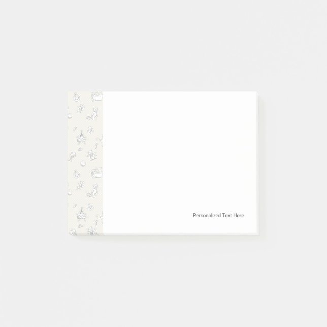 Kinderhintergrund Post-it Klebezettel (Vorderseite)