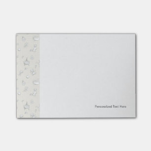 Kinderhintergrund Post-it Klebezettel