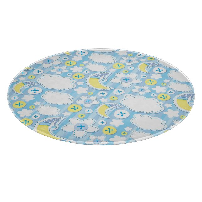 Kinderhintergrund Schneidebrett (Ecke)