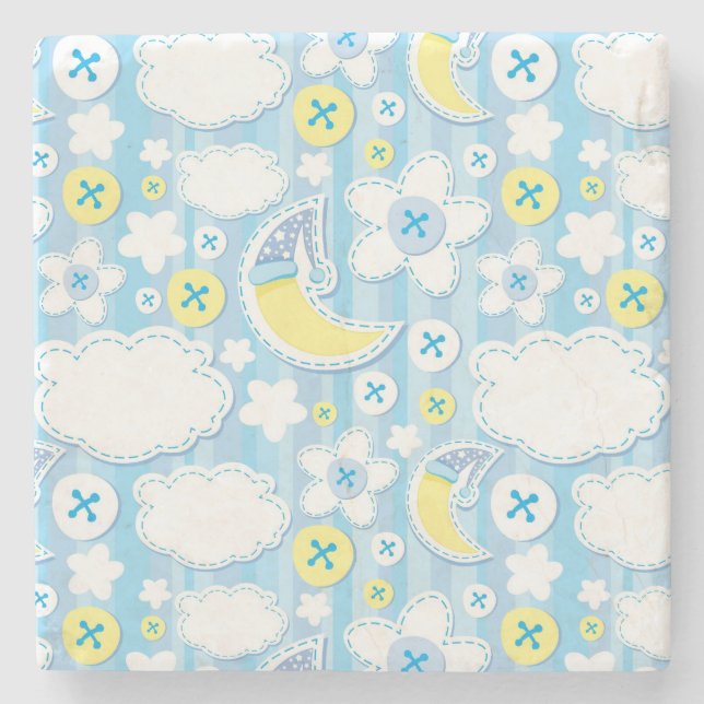 Kinderhintergrund Steinuntersetzer (Vorderseite)