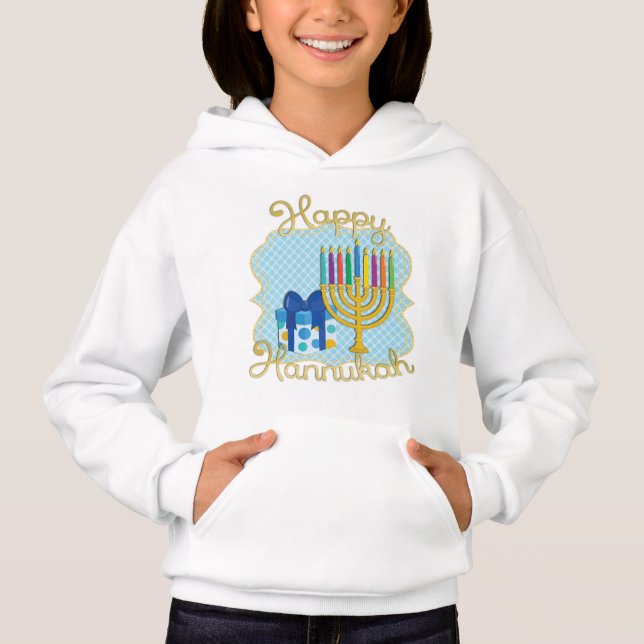 Kinderhoodie Hanukkah Hoodie (Vorderseite)