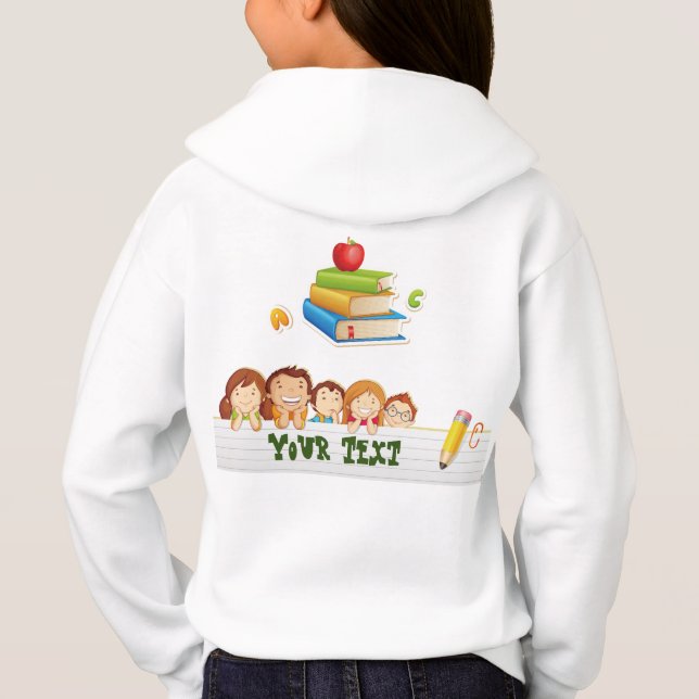 Kinderhoodie Hoodie (Rückseite)