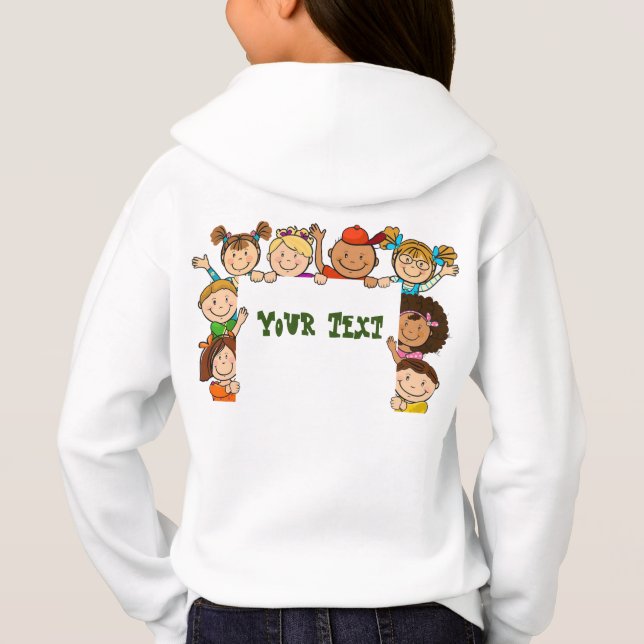 Kinderhoodie Hoodie (Rückseite)