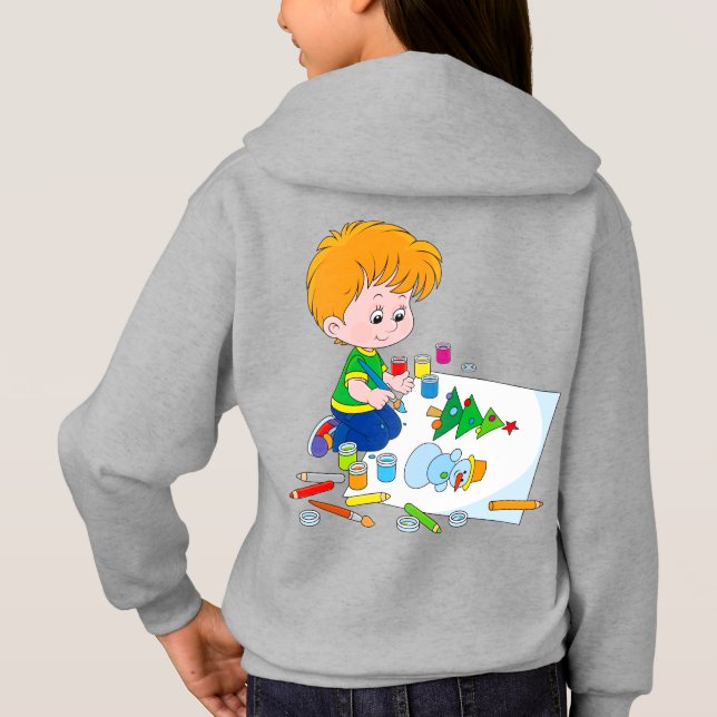 Kinderhoodie Hoodie (Rückseite)