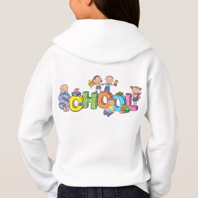 Kinderhoodie Hoodie (Rückseite)
