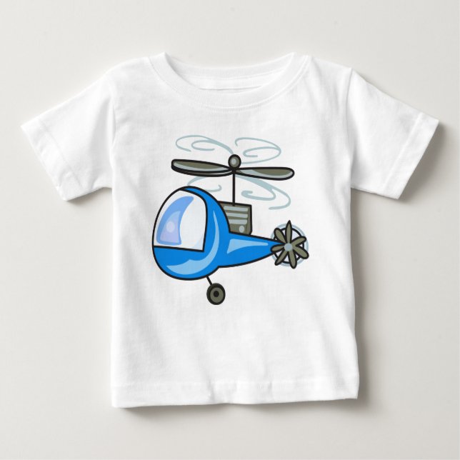 Kinderhubschrauber Baby T-shirt (Vorderseite)