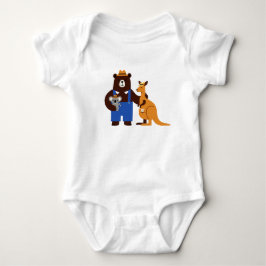 Kinderillustration Baby Strampler
