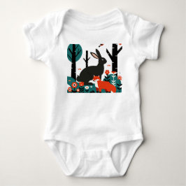 Kinderillustration Baby Strampler
