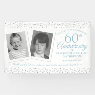 Kinderjubiläum 60 Jahre willkommen Banner