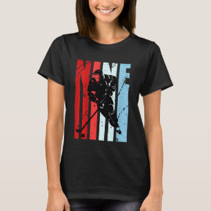 Kinderjunge Eishockey 9. Geburtstag Spielermotivat T-Shirt
