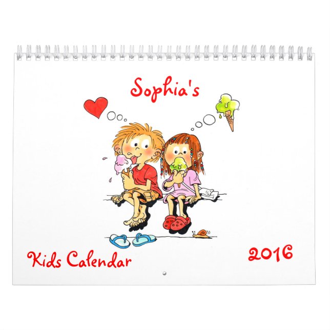 Kinderkalender 2016 - Sonniger Kalender für Kinder (Titelbild)